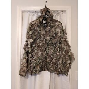 Vtg. Redhead‎ Advantage Max 1 Ghillie Jacket Men's Small/Medium 3D Leaves